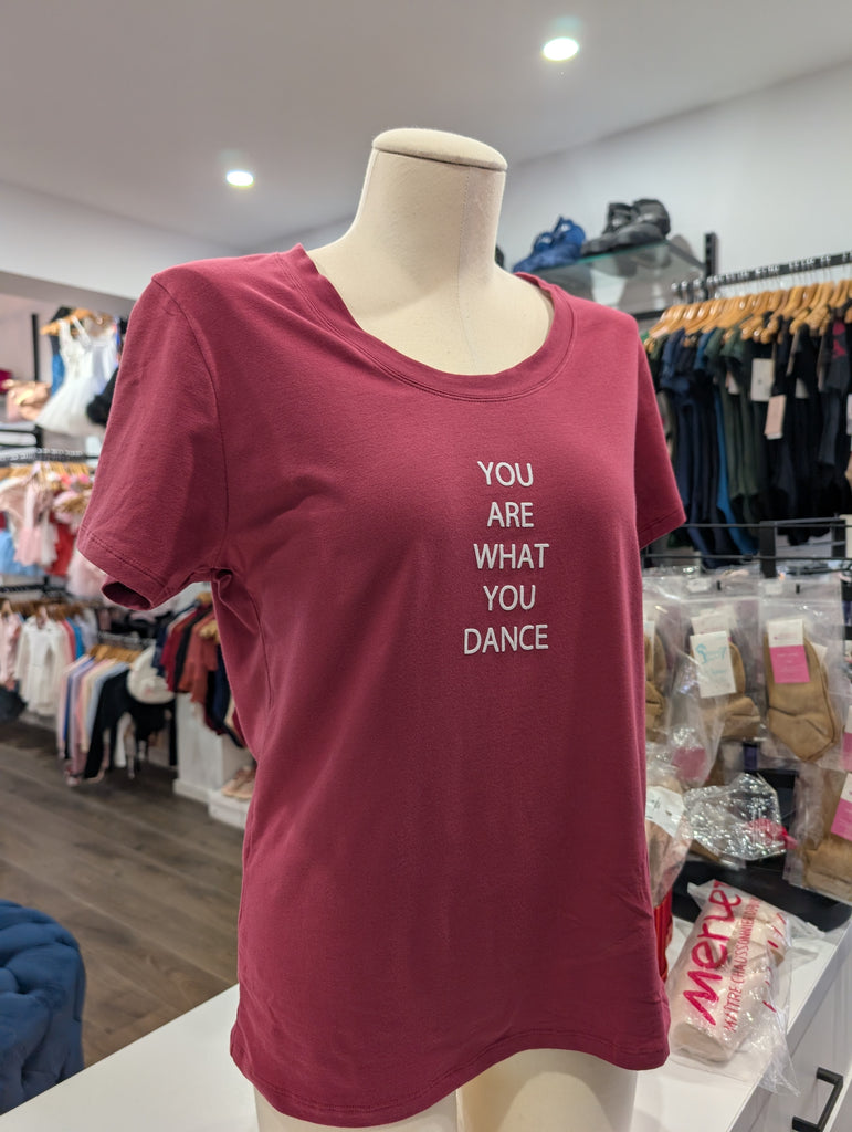 Repetto 'you are what you dance' T-Shirt - Framboise