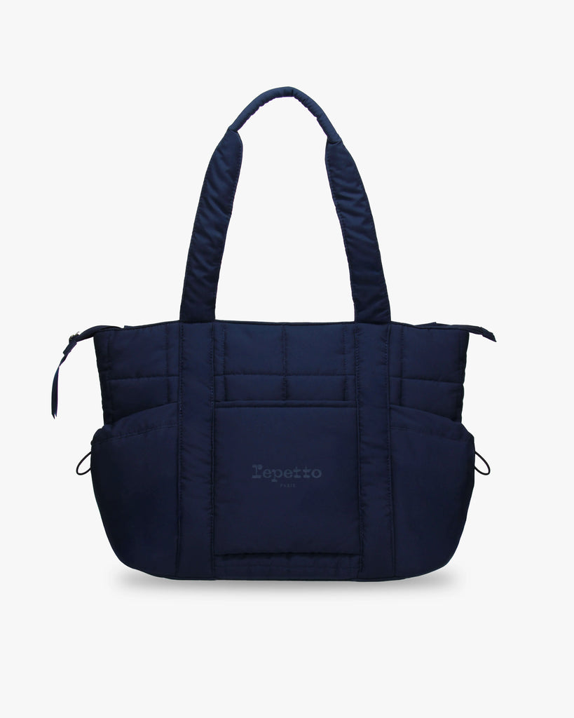 Repetto Nylon tote bag- navy New