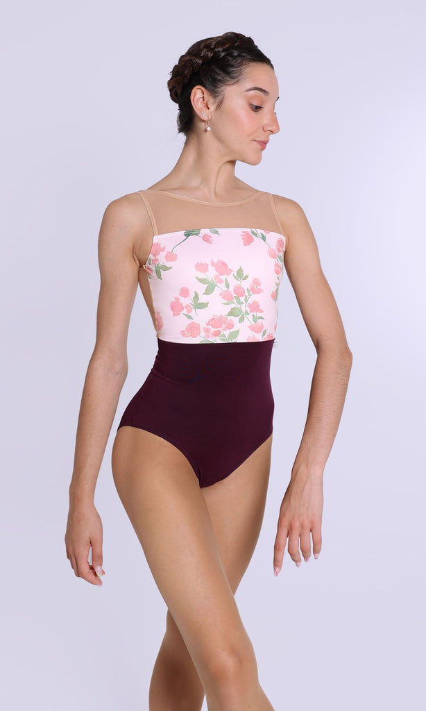 Calathea Bougainvillea ballet leotard