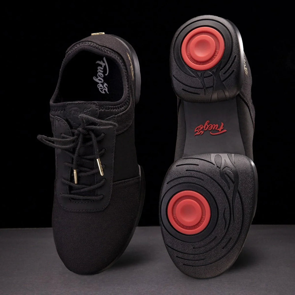 Fuego Dance sneakers | Split-sole limited edition- black