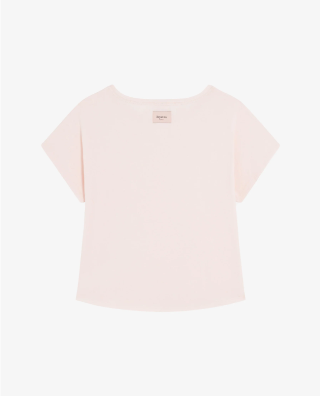Repetto - Oversized Satin tee - Pink