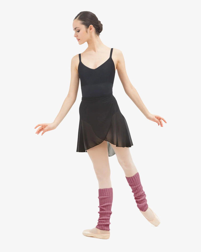 Warm-up gaiters -plum
