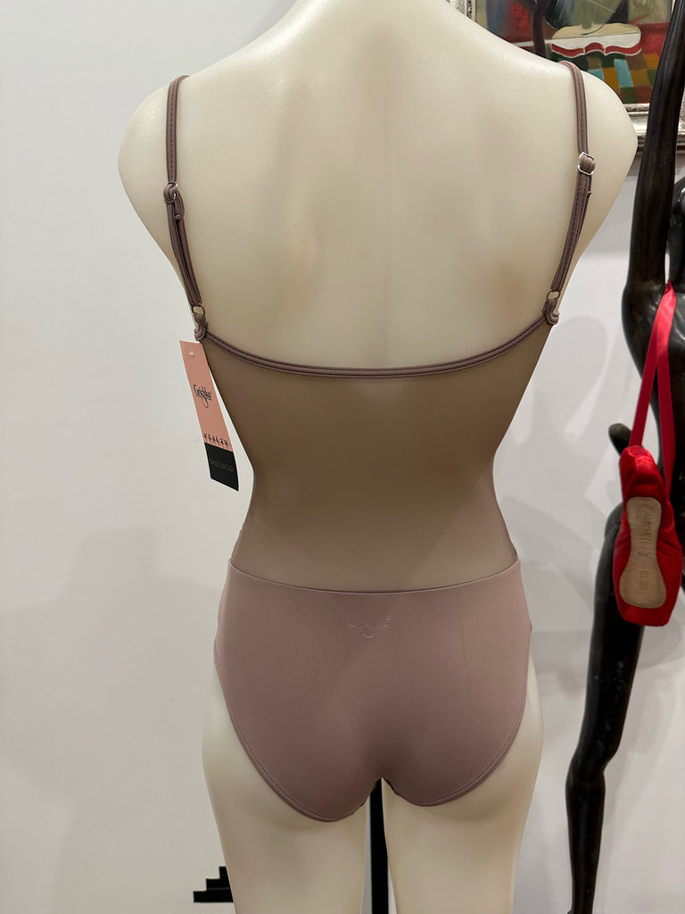 DA3015MP OPAL, Camisole leotard coffee