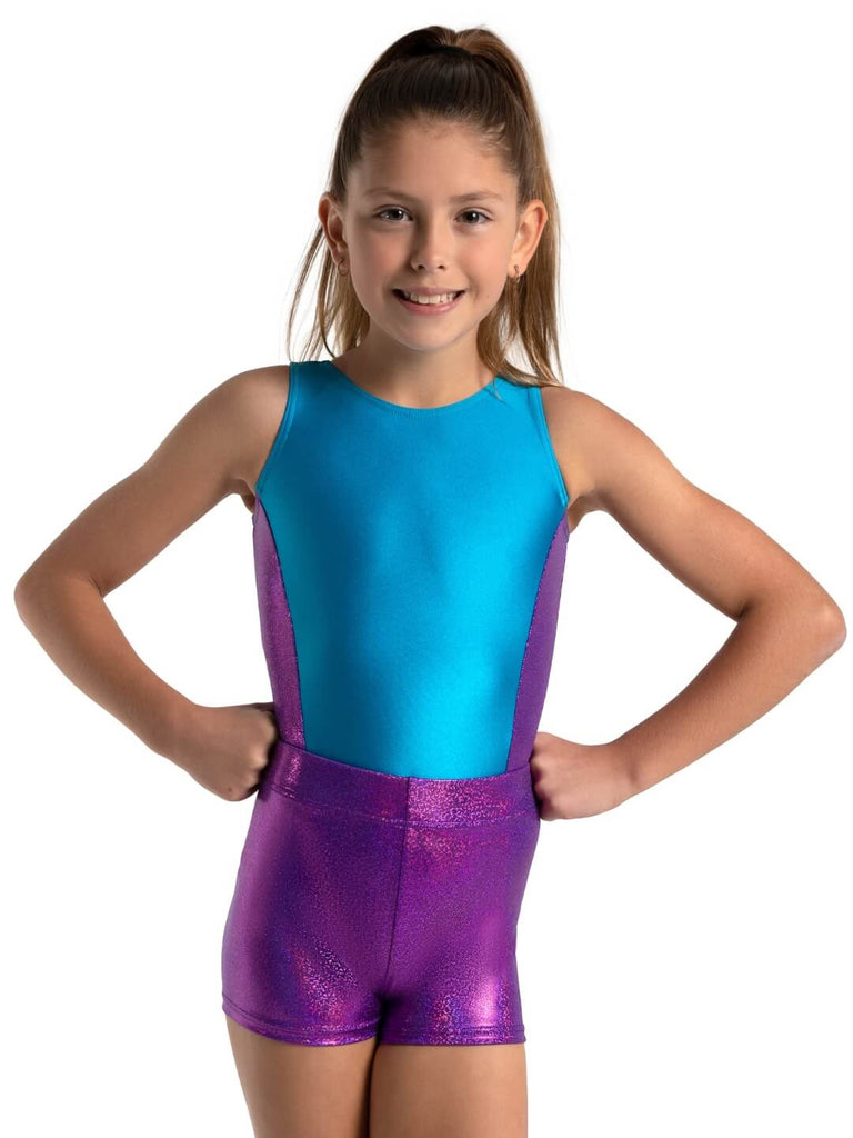 Level Up Short - Girls- 12029c sparkly purple