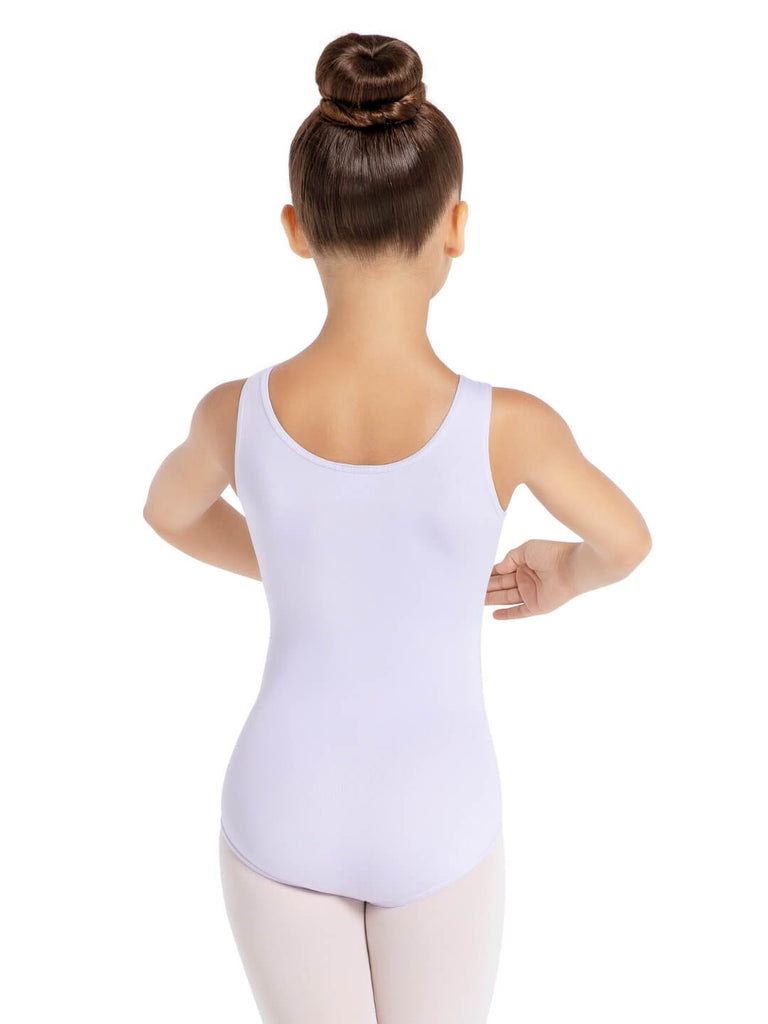 Studio Collection Pinch Front Tank Leotard - Girls SE1008c lavender