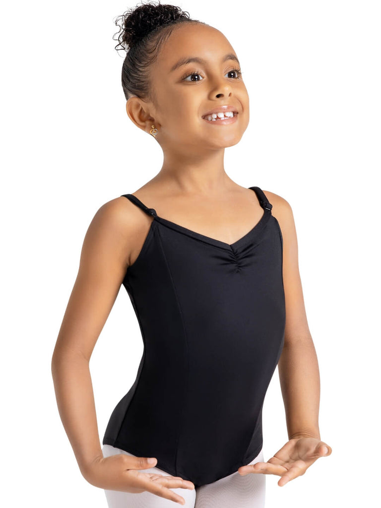 Studio Collection Dual Pinch Camisole Leotard w, Princess Seams & Adjustable Straps SE1018c