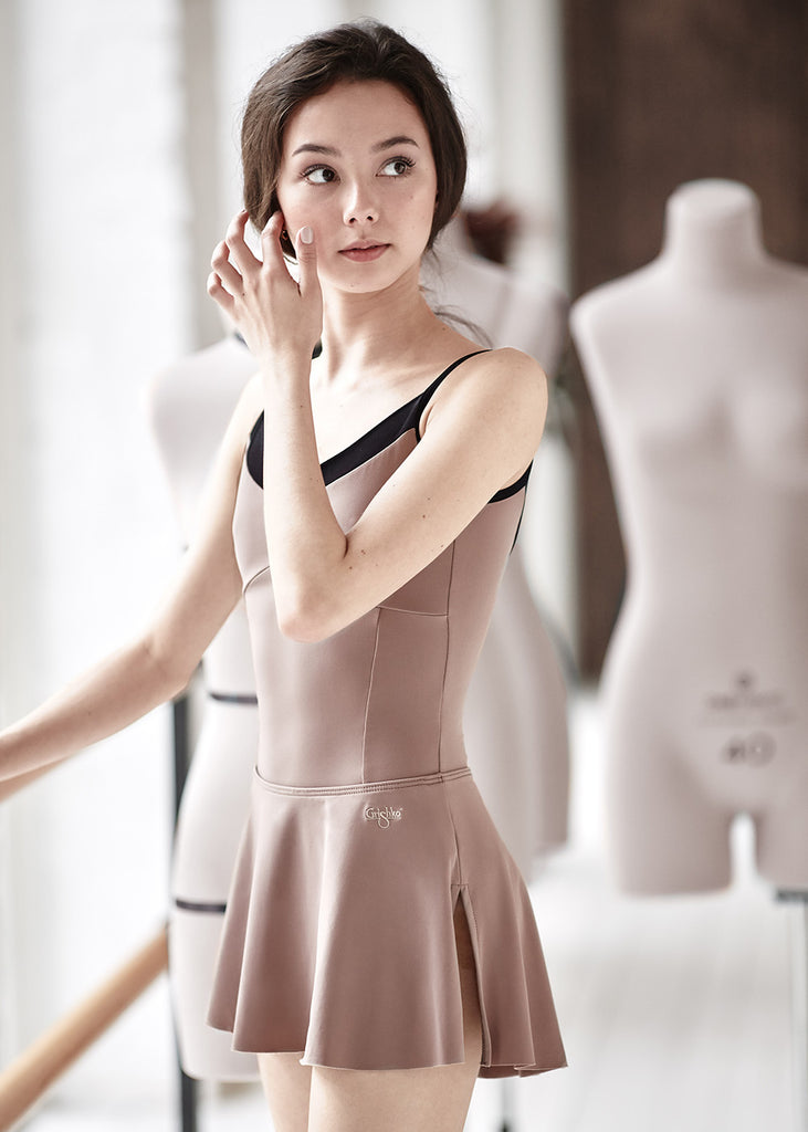 DA1937 LEOTARD- Coffee- back in stock