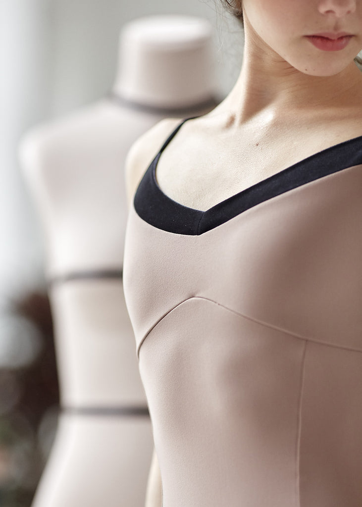 DA1937 LEOTARD- Coffee- back in stock