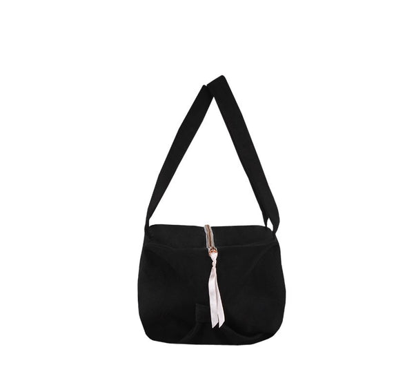 repetto｜ (MEDIUM GLIDE (B0232T410 / B0232T 410)) Repetto Paris | Cotton duffle bag Size M | Color Black