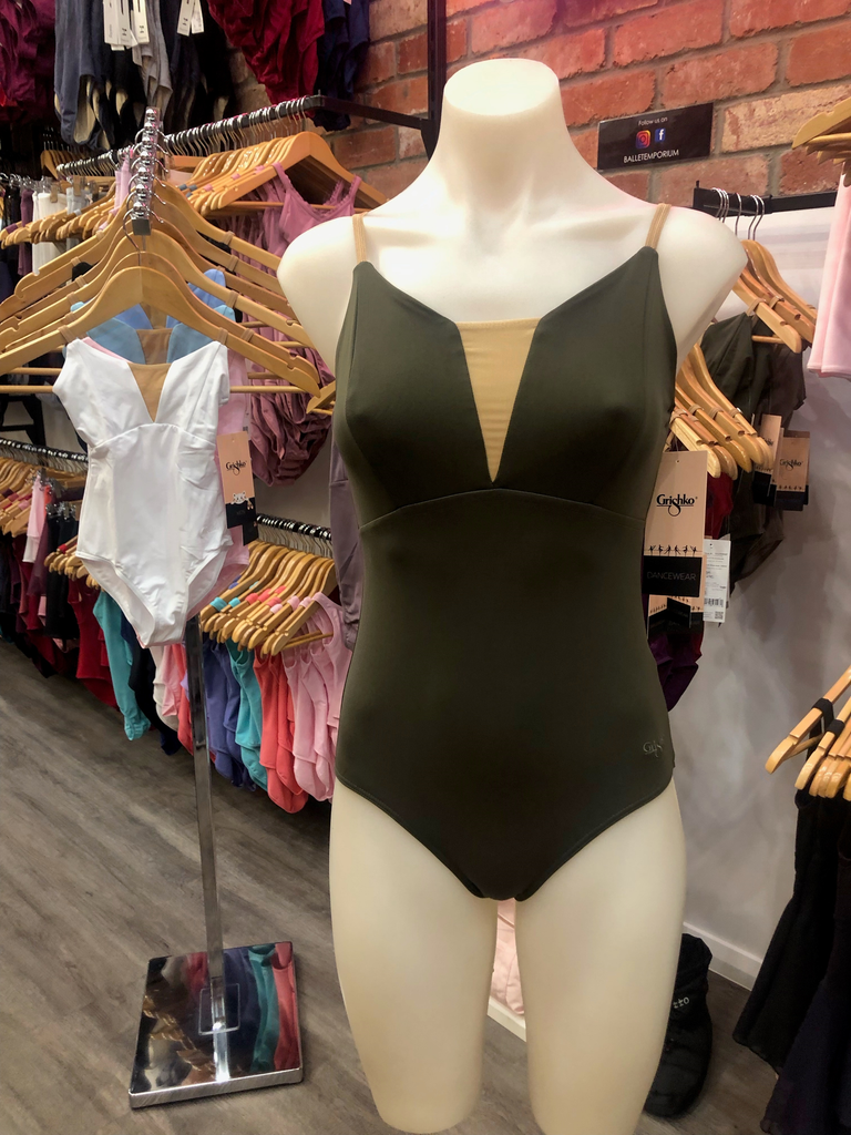 Grishko charlotte LEOTARD DA1930- Khaki- new shipment just arrived