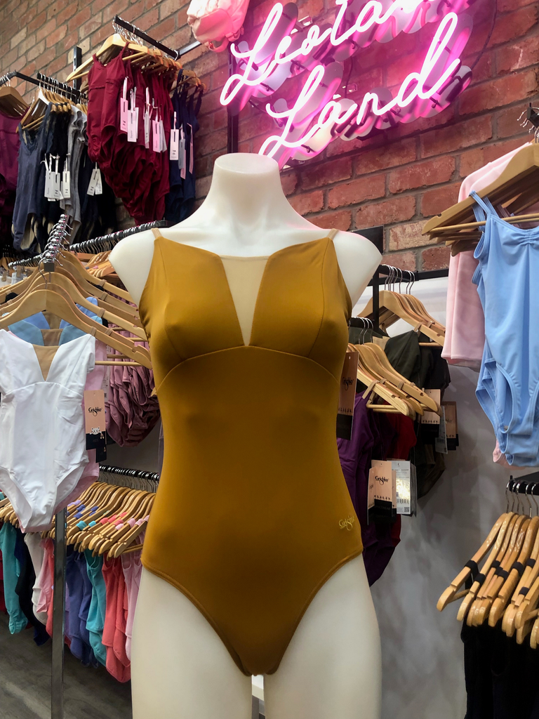 Grishko Charlotte LEOTARD DA1930- Mustard- new shipment just arrived