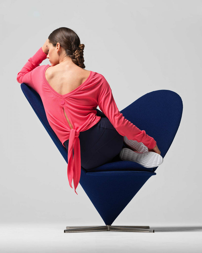 Long-sleeved top to tie- new collection