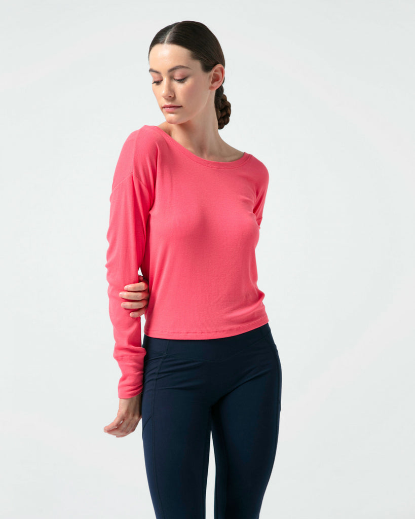 Long-sleeved top to tie- new collection