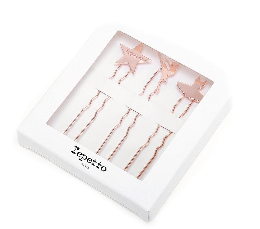 Snow hairpins