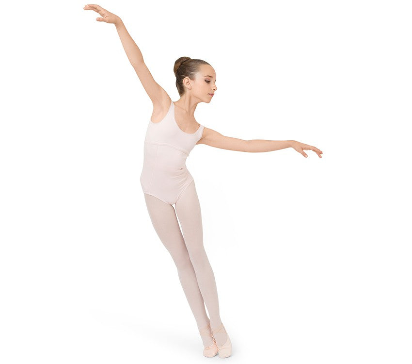 Leotard with large straps - Girls