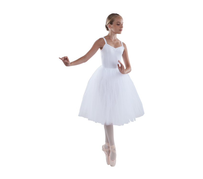 Rehearsal tulle skirt- White