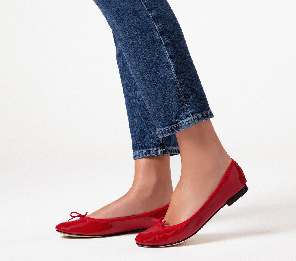 Flamme Red - Repetto Cinderella Ballerinas- new shipment arrived