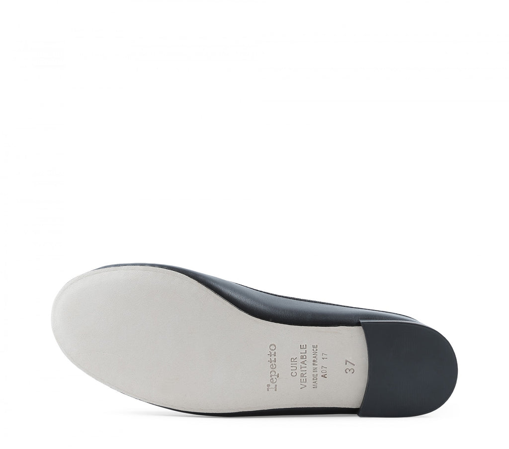 Black Nappa Calfskin - Repetto Cinderella Ballerinas