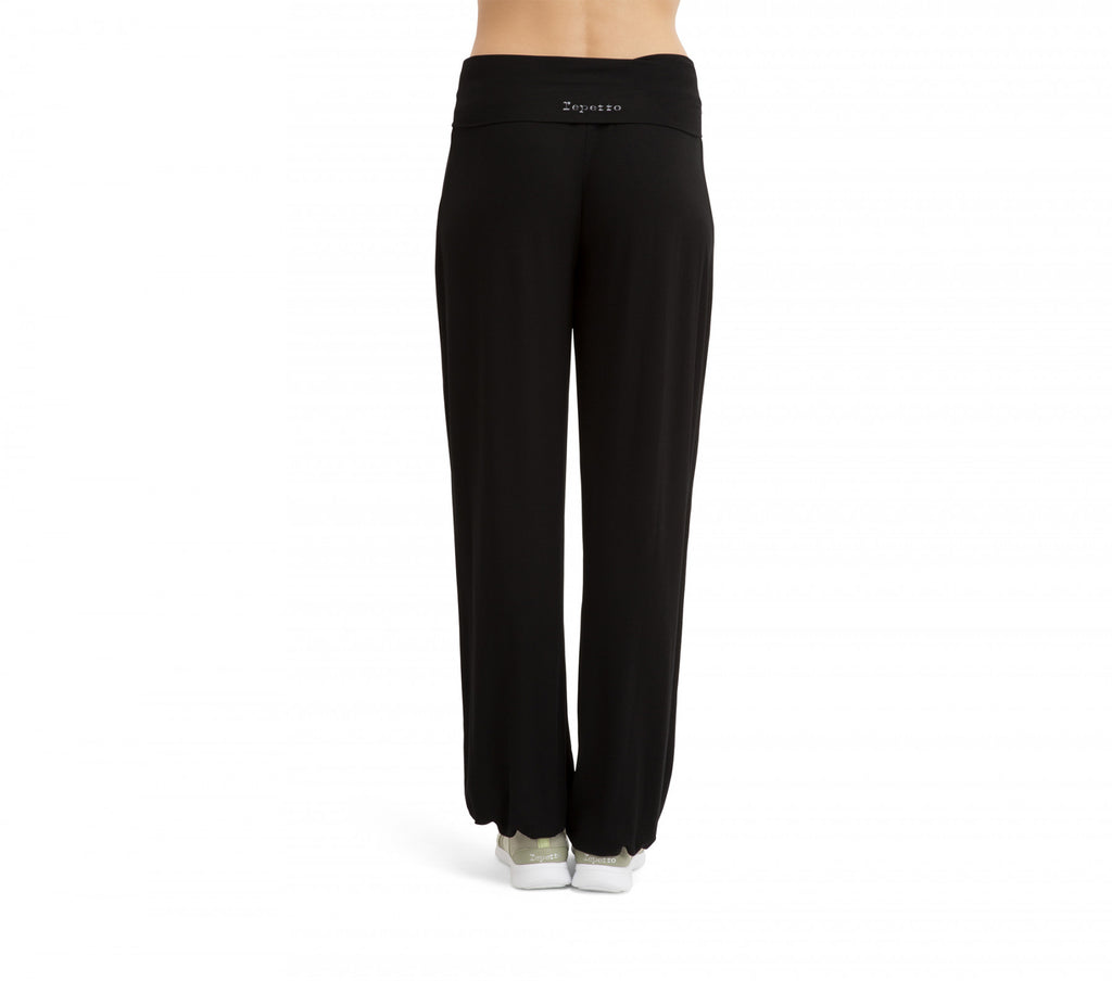 Viscose waist jazz pants