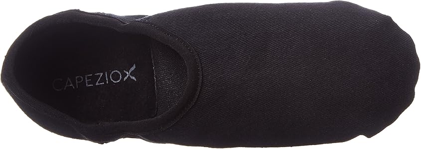 CLEARANCE - Capezio EOS canvas Jazz shoe - Black/Tan