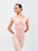 Gaynor Minden Cap sleeve leotard - Soft pink
