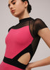 DA4041MP RIHANNA, Cap sleeve leotard Art Deco