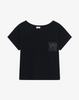 Repetto - Oversized Satin tee - Black