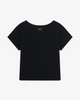 Repetto - Oversized Satin tee - Black