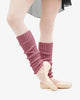 Warm-up gaiters -plum
