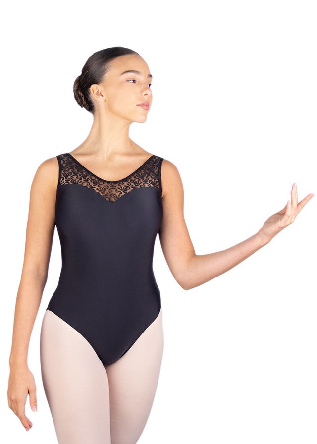 Ballet Rosa- Boheme Lace front leotard