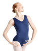 CLEARANCE - Capezio Tactel V neck leotard