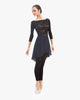 Repetto 3/4 Wrap skirt D0602 blue nuit