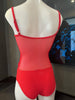 NEW COLOUR - DA3015MP OPAL, Camisole leotard - RED