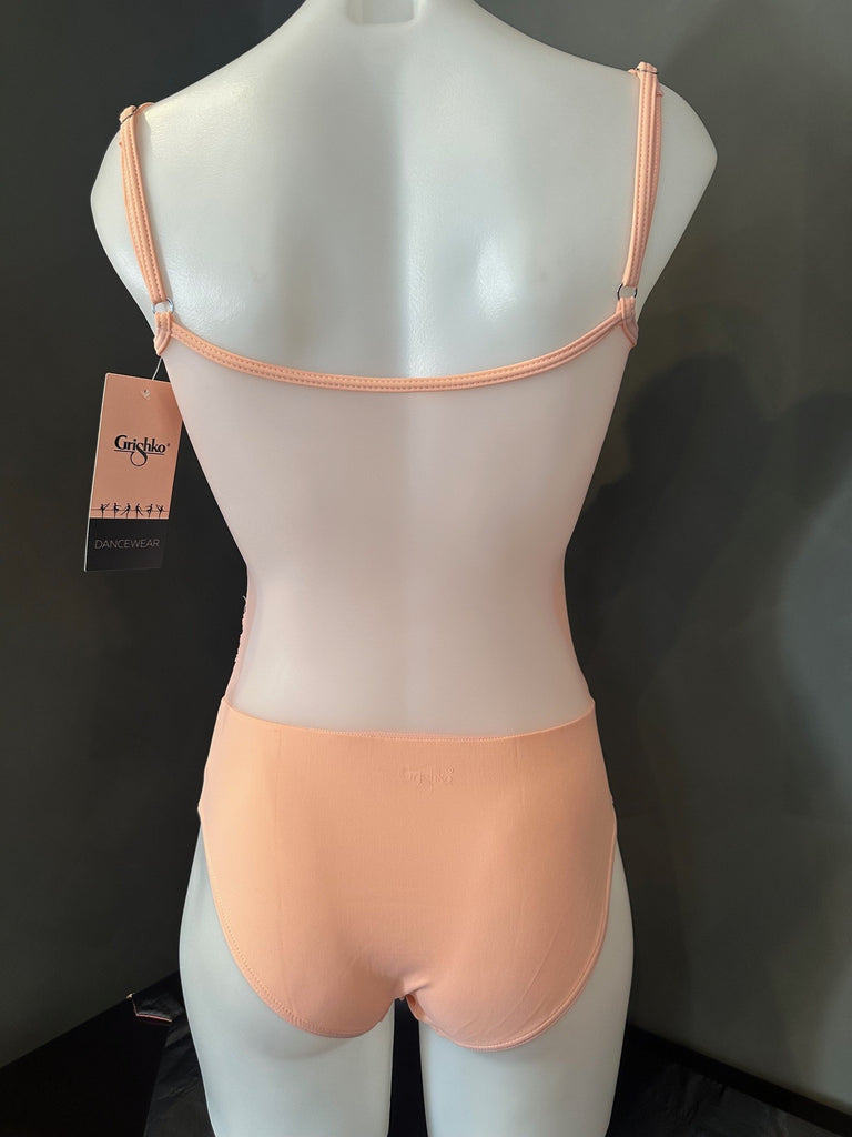 NEW COLOUR - DA3015MP OPAL, Camisole leotard - Peach