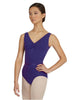 CLEARANCE - Capezio Tactel V neck leotard