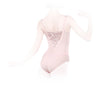 Leotard with lace at the back- Pink