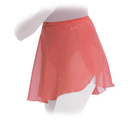 06017/1 CLARA, Mesh skirt with ties-Red