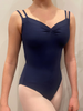 Wear Moi Mauve leotard- Navy