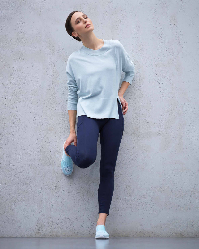 Wide sweater with side slit- new collection