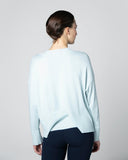 Wide sweater with side slit- new collection