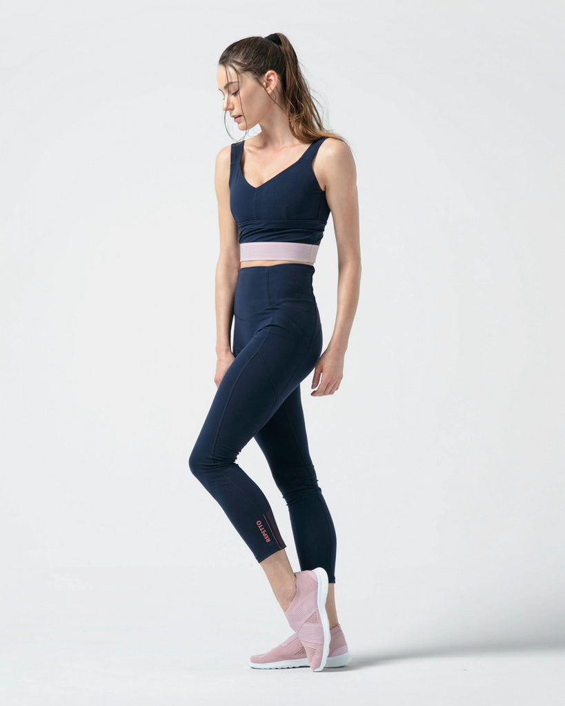 High-stretch structured leggings