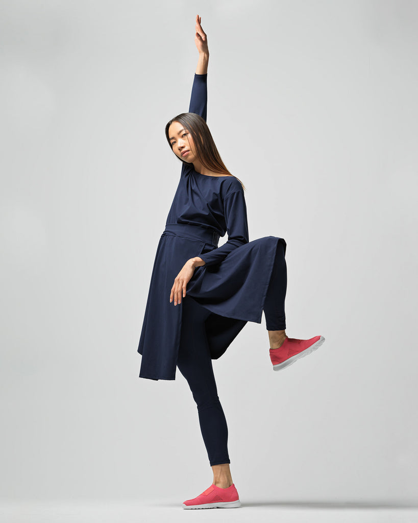 Asymmetric high-stretch dress - new arrival