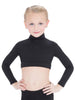 Turtleneck Long Sleeve Top - Girls