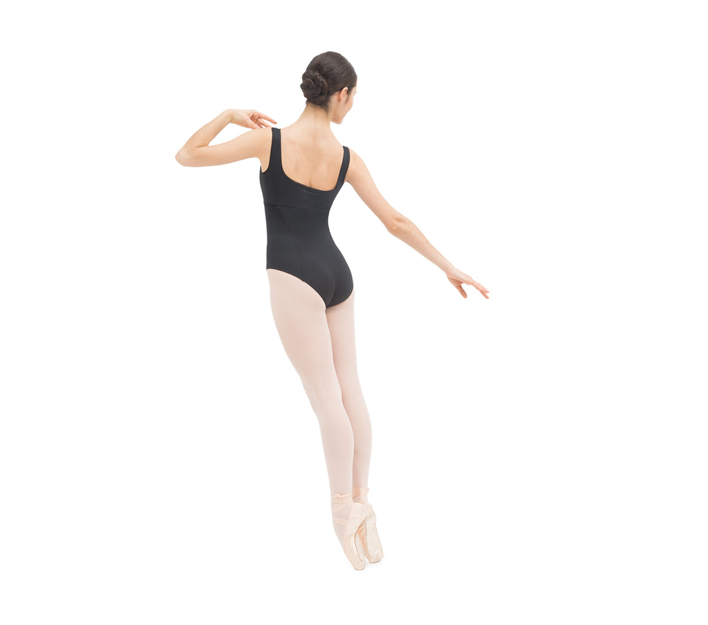 Leotard with large straps