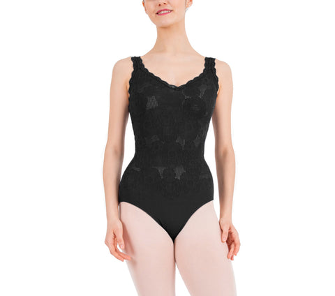 WIDE STRAPS LEOTARD