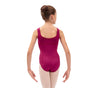 Leotard with large straps - Girls