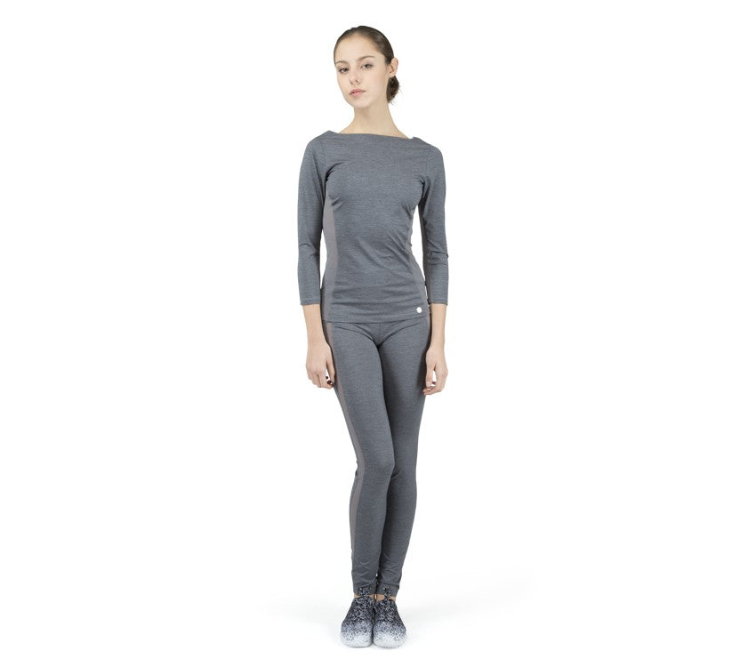 Legging with breathable mesh