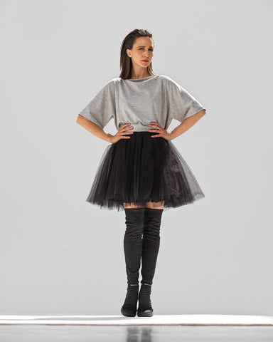 Grishko MARANO, Mesh pull-on skirt NEW COLLECTION