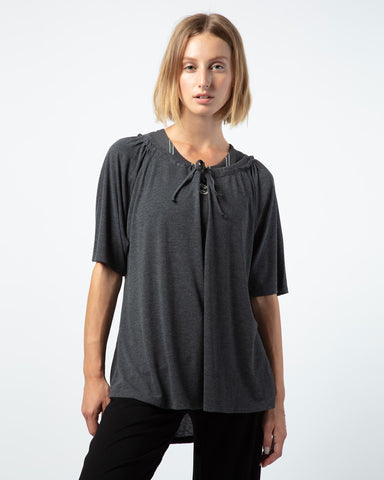 Long-sleeved top to tie- new collection