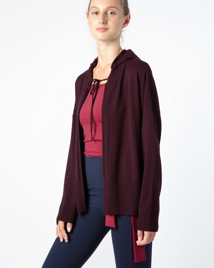 Zipped hooded cardigan- new arraival